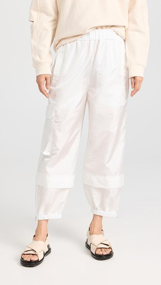 Tibi Crispy Nylon Pull On Joggers | Shopbop Product Image