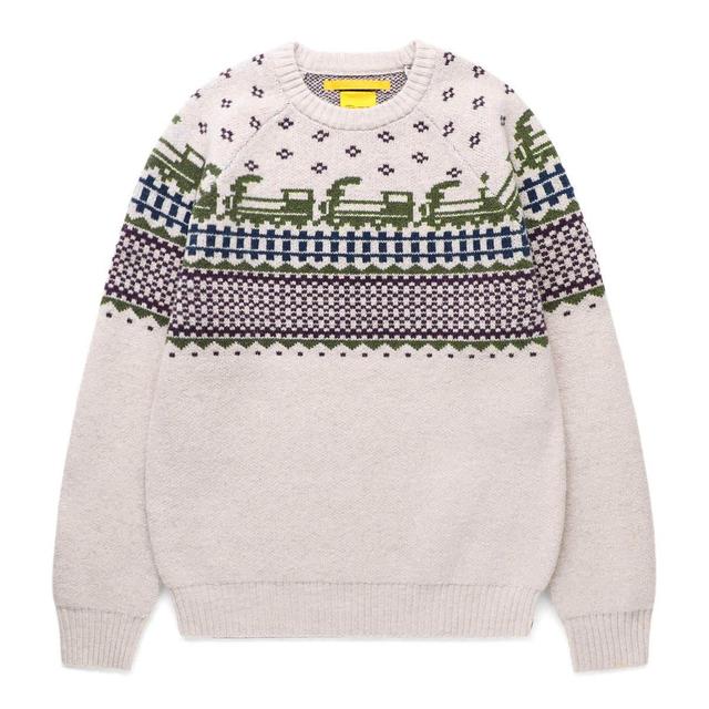 X TODD SNYDER TRAIN FAIR ISLE CREW (FLOAT JACQUARD) Male Product Image