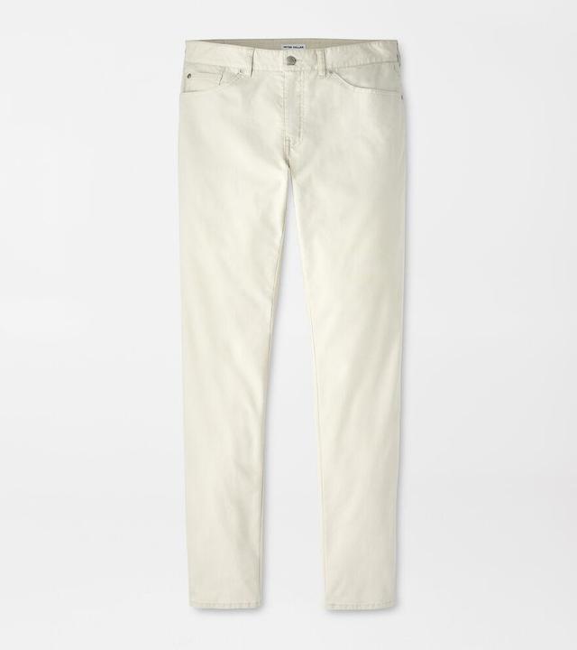 Peter Millar Mens Crown Comfort Five-Pocket Pant | Color: Stone | Size: 40 Product Image