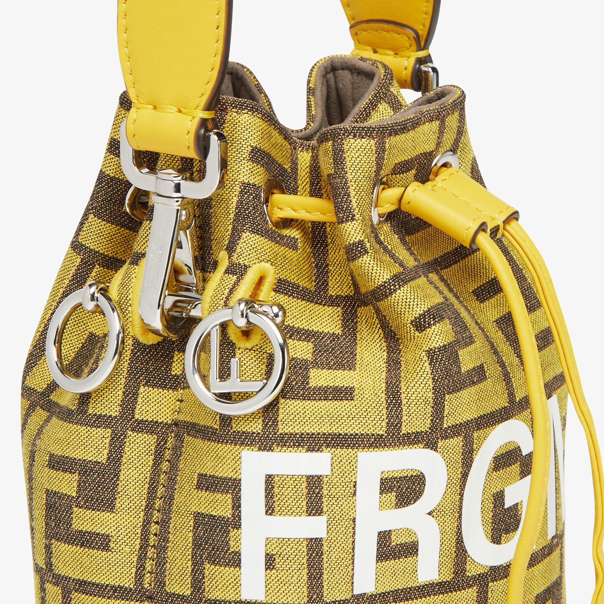 Mon TresorFendi x FRGMT yellow FF fabric mini bag Product Image