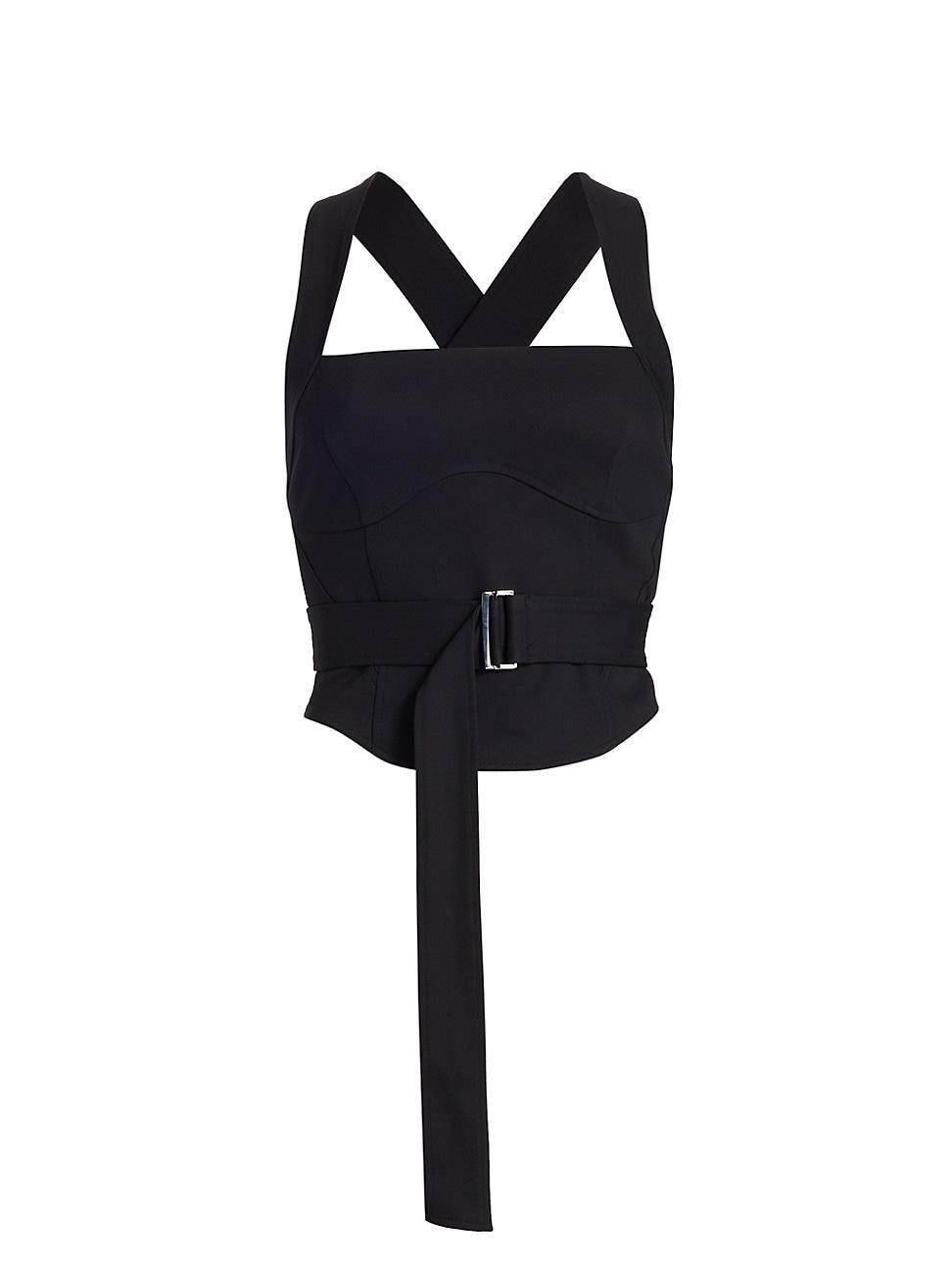 Womens Callie Belted Halter Top Product Image