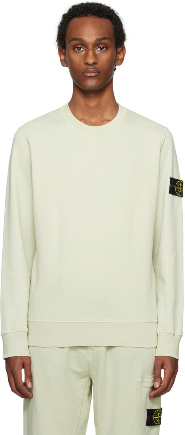 Green Patch Sweatshirt In V0051 Pistachio Product Image