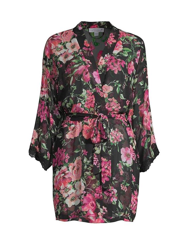 Womens Beautiful Stranger Floral Chiffon Robe Product Image