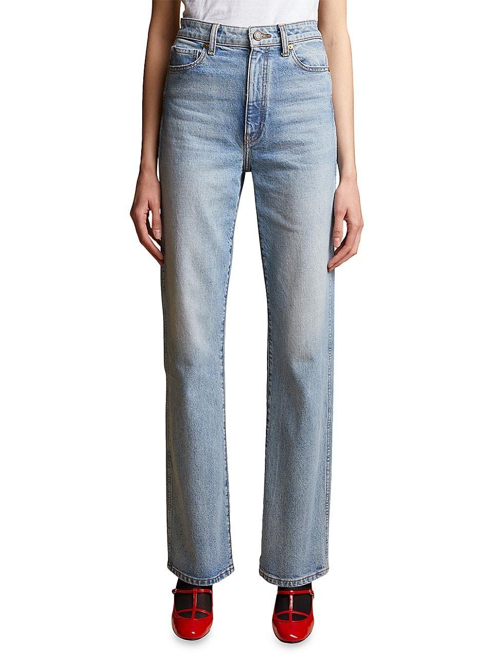 Womens Danielle High-Rise Stovepipe Jeans product image