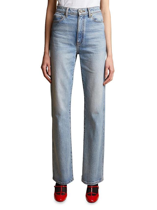 Womens Danielle High-Rise Stovepipe Jeans Product Image