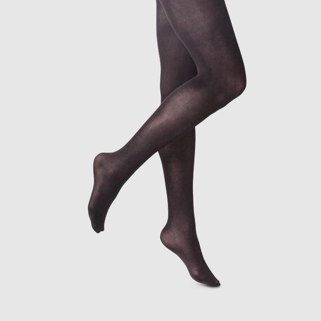 Womens 50D High Waist Opaque Control Top Tights - A New Day Product Image