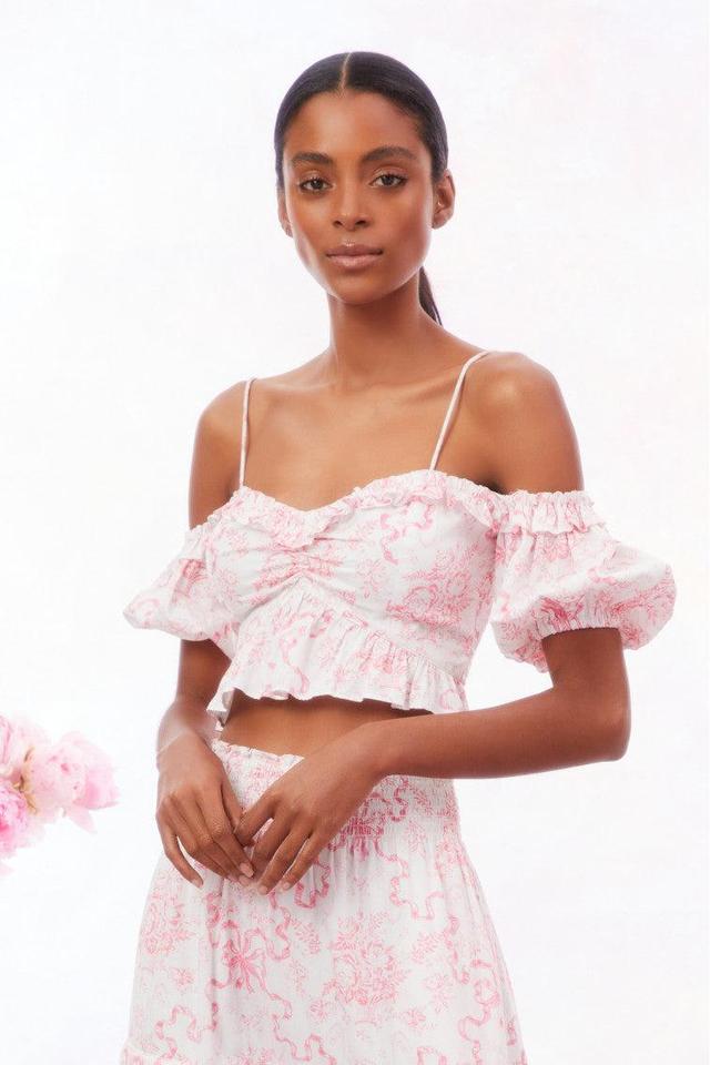 Amille Bow Off-the-Shoulder Top Product Image