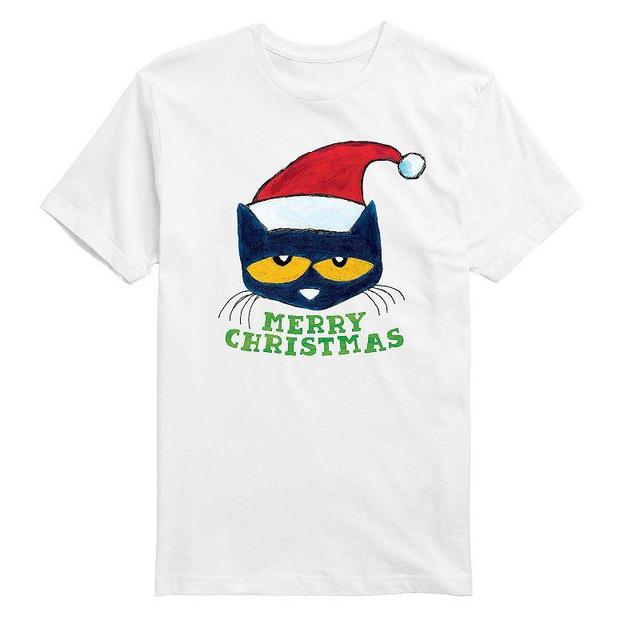 Mens Pete The Cat Merry Christmas Tee Product Image