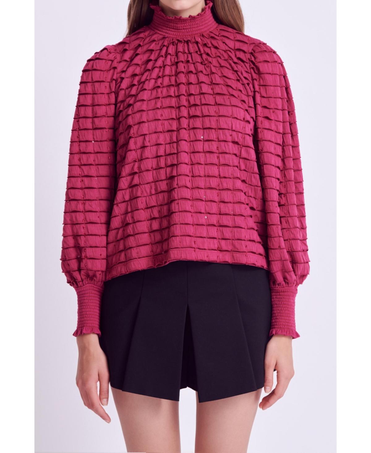 English Factory Tiered Ruffle Jersey Top Product Image