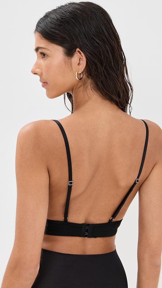 Stripe & Stare The Lace Plunge Bralette | Shopbop Product Image