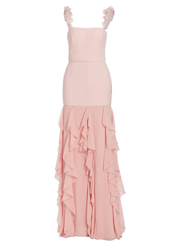 Womens Charlene Ruffle-Embellished Gown Product Image