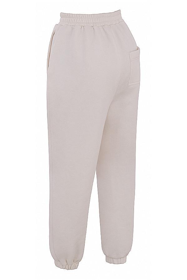 Sky Off White Fleece Back Jogging Trousers Product Image