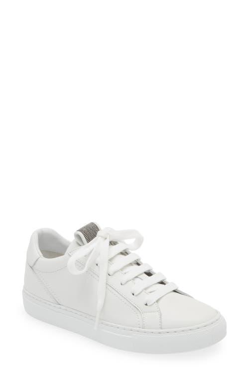 Womens Leather Low-Top Sneakers Product Image