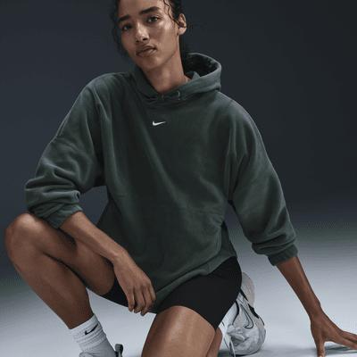 Nike Women's One Oversized Therma-FIT Pullover Fleece Hoodie Product Image