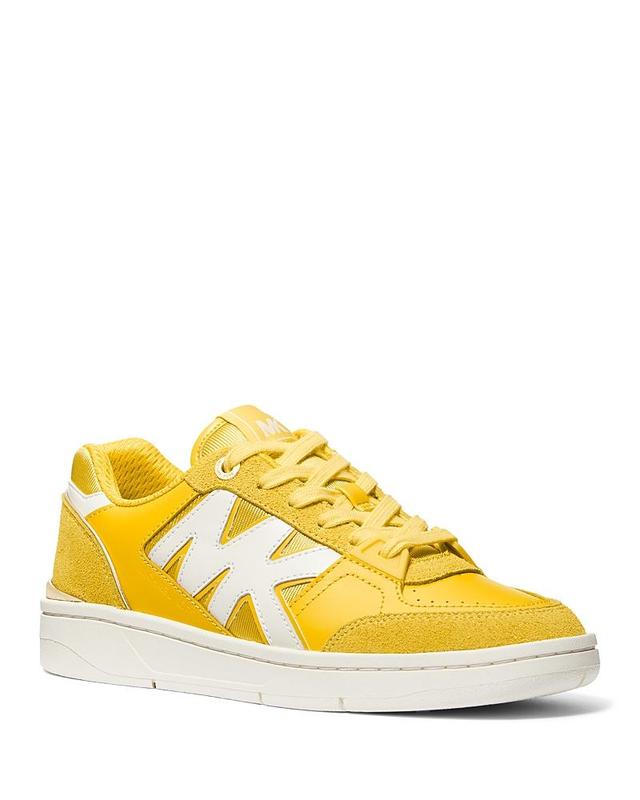 Michael Kors Womens Rebel Lace Up Logo Sneakers Product Image