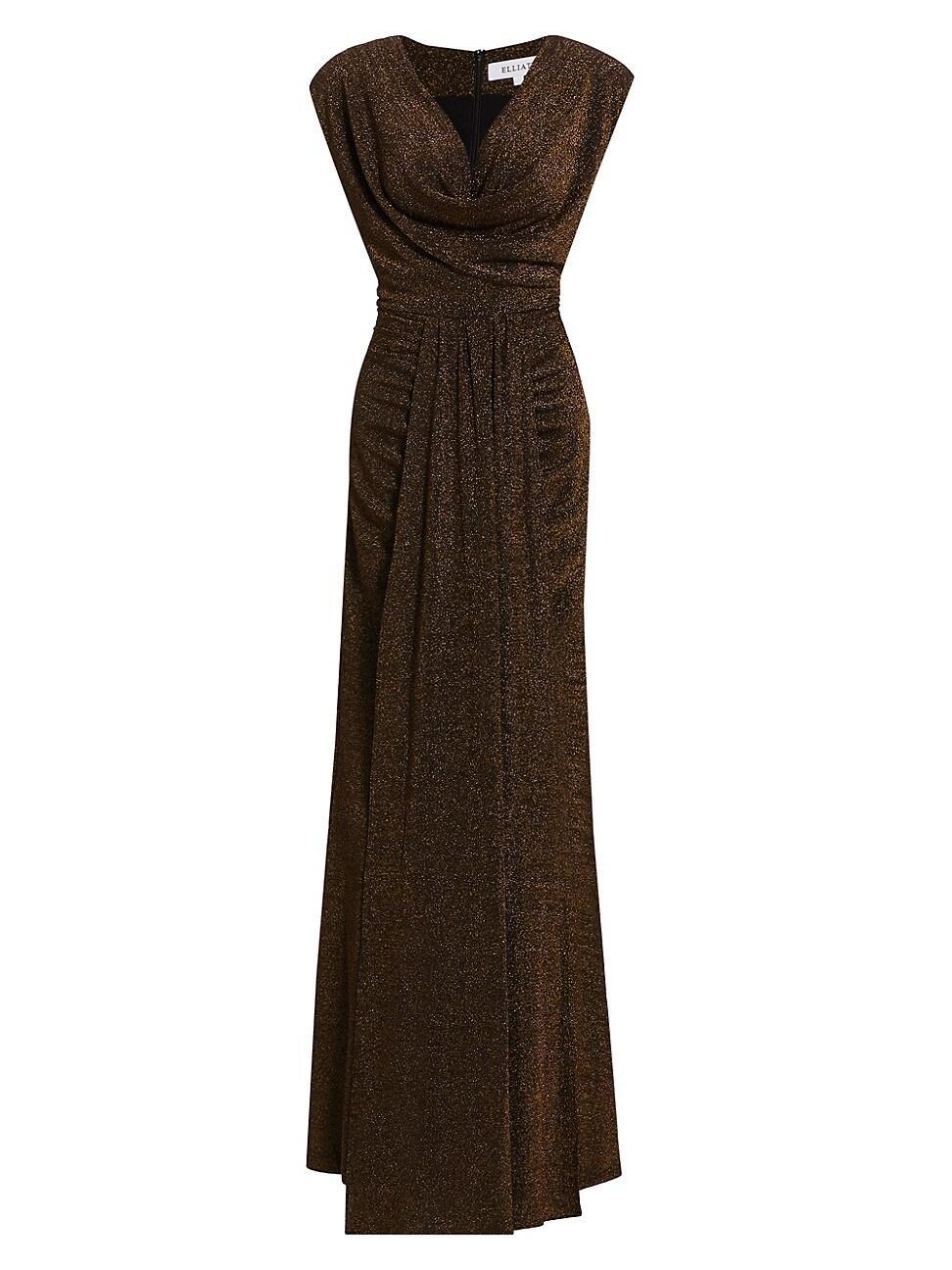 Womens Nalani Metallic Maxi Dress Product Image