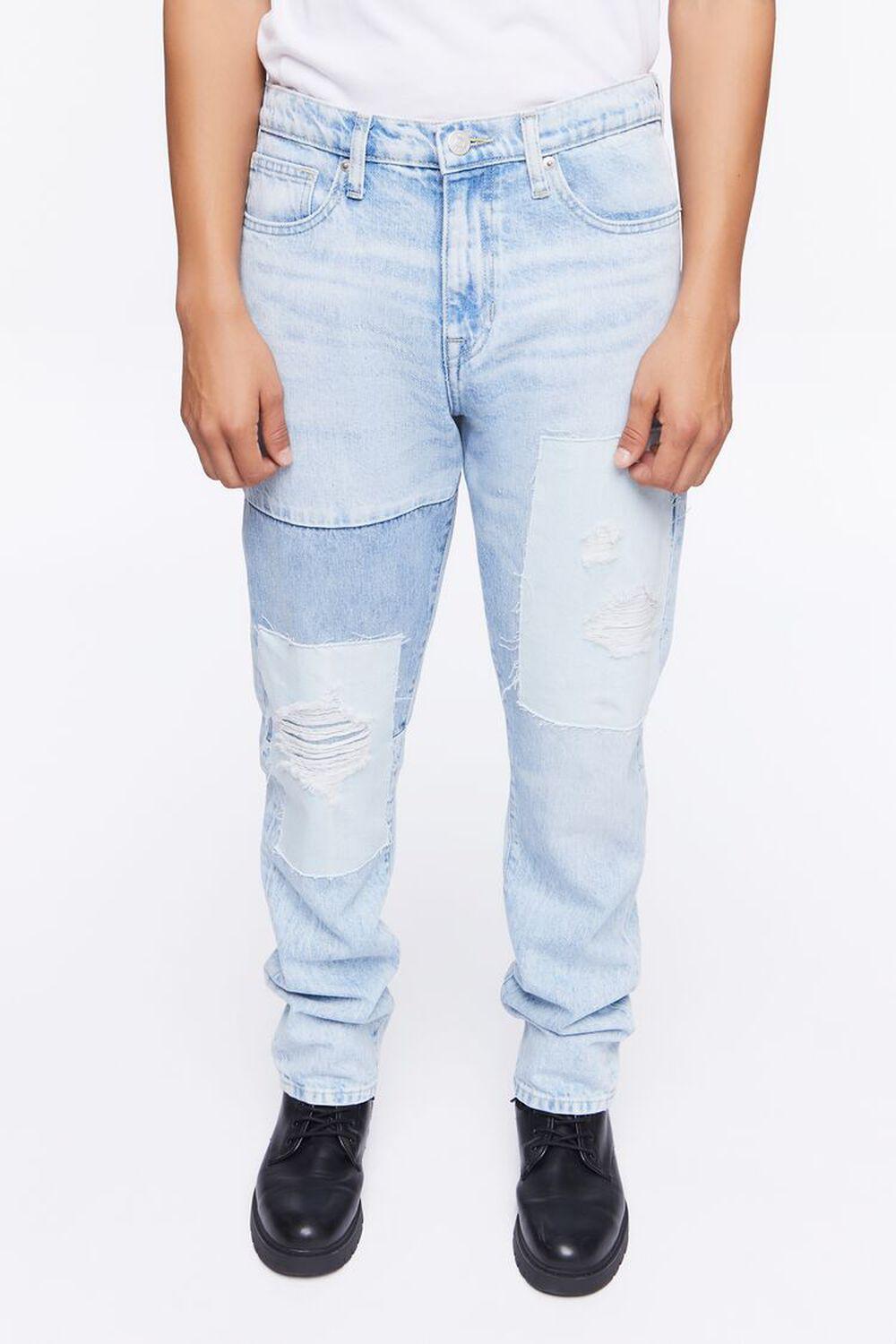 Slim-Fit Reworked Jeans | Forever 21 Product Image