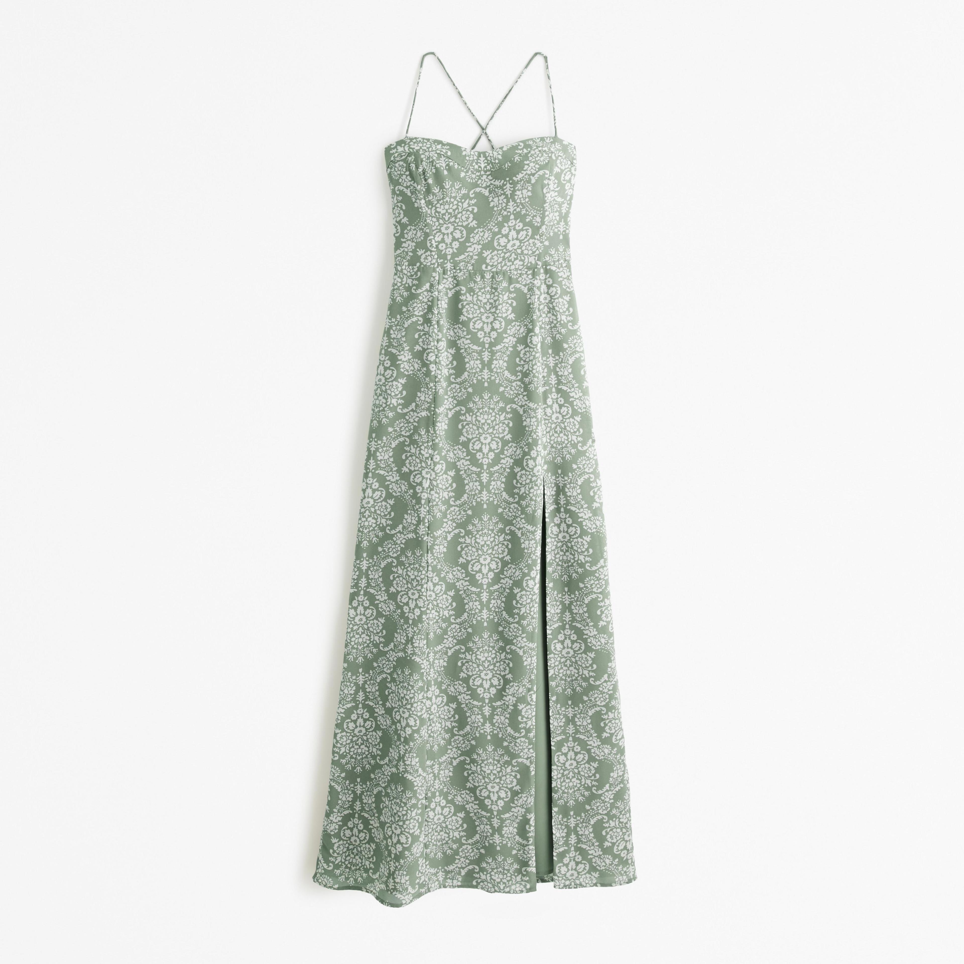 The A&F Camille Tie-Back Maxi Dress Product Image