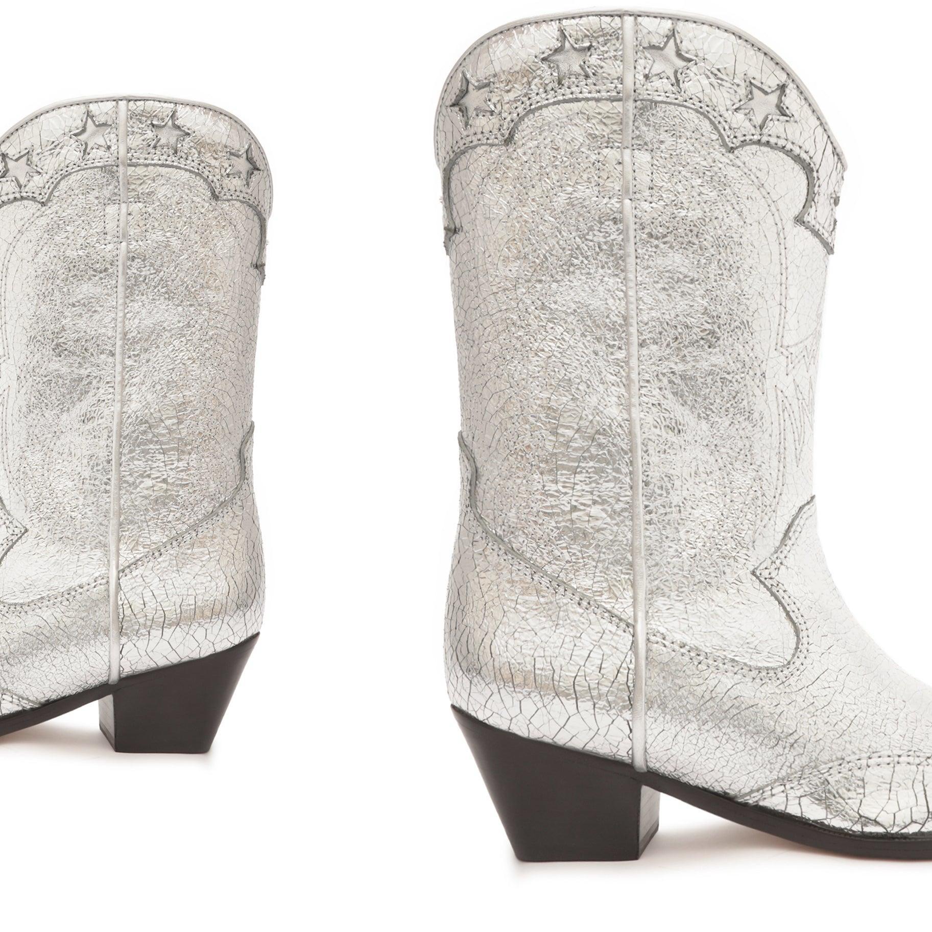 Cicera Metallic Leather Bootie Product Image