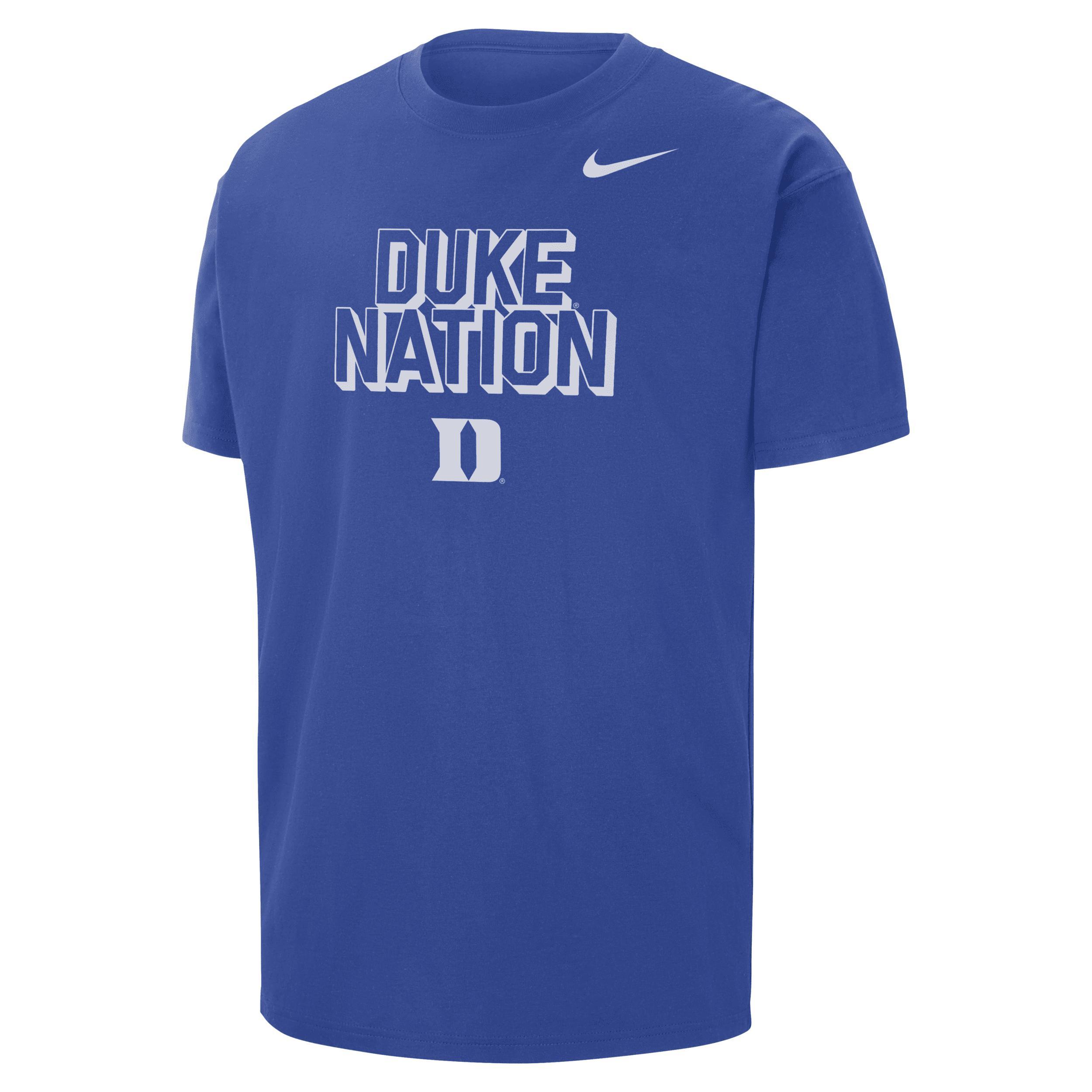 Duke Nike Men's College Max90 Crew-Neck T-Shirt Product Image