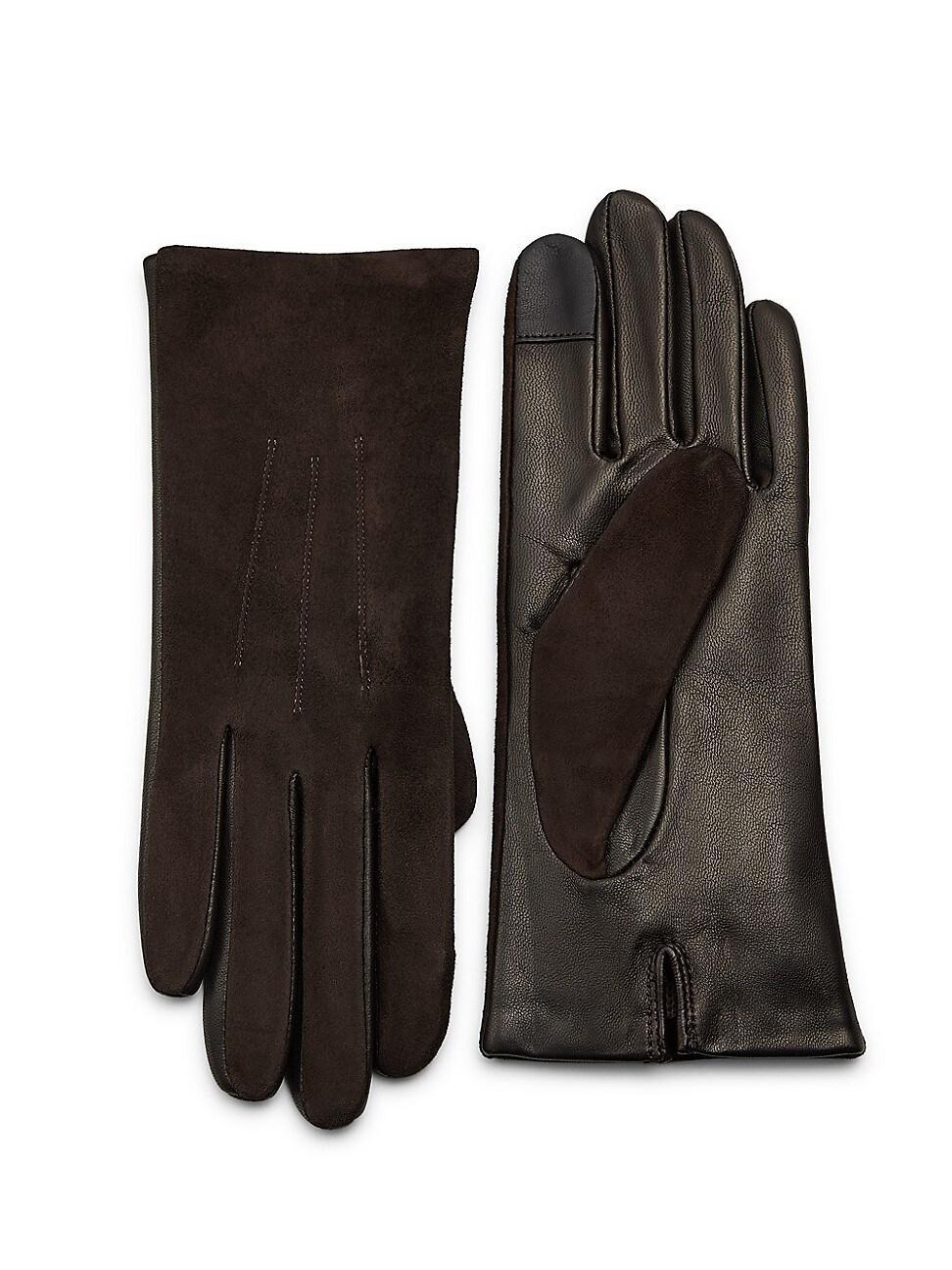 Womens Touch Tech Classic Leather Gloves Product Image