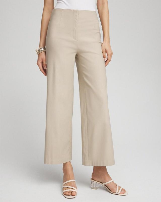 Chico's Women's Wide Leg Cropped Pants Product Image