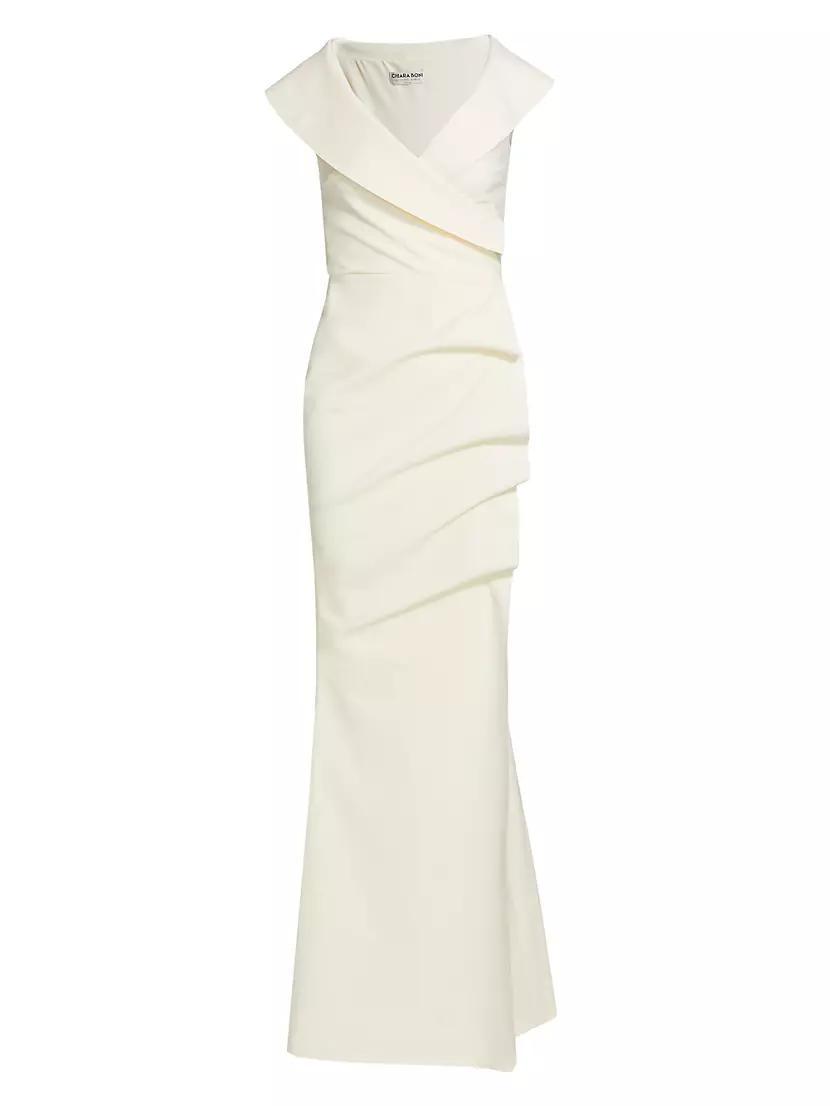 Cocoon Collar Trumpet Gown Product Image