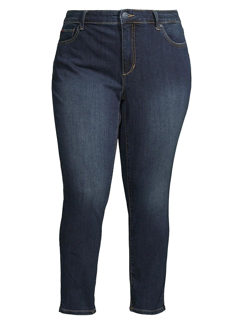 Womens High-Rise Ankle-Crop Jeans Product Image