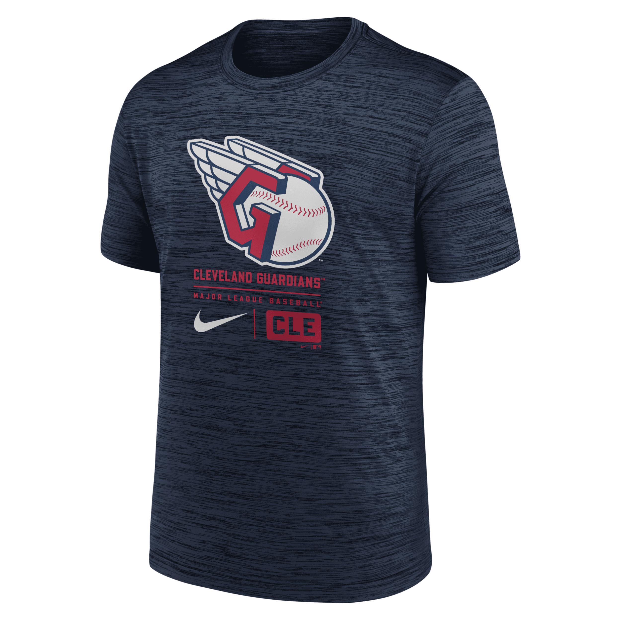 Cleveland Guardians Large Logo Velocity Nike Men's MLB T-Shirt Product Image