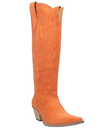 Dingo Thunder Road Suede Tall Western Boots Product Image