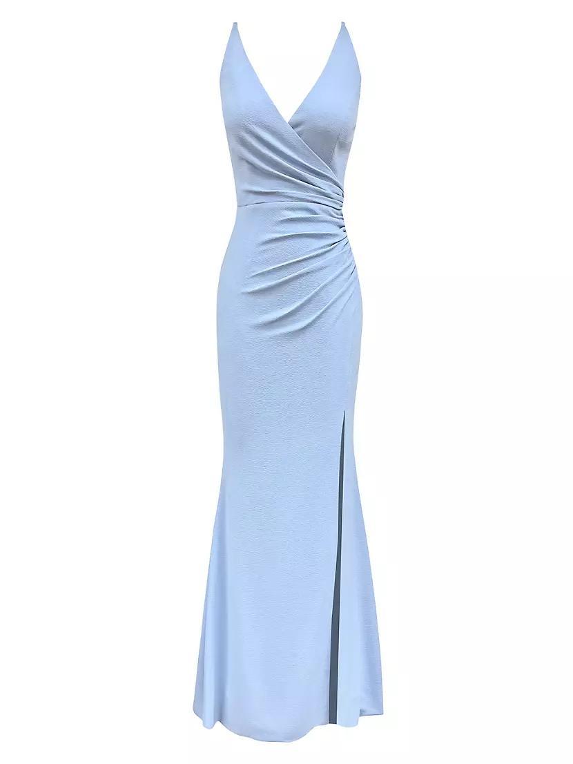 Jordan Sleeveless Ruched Gown Product Image