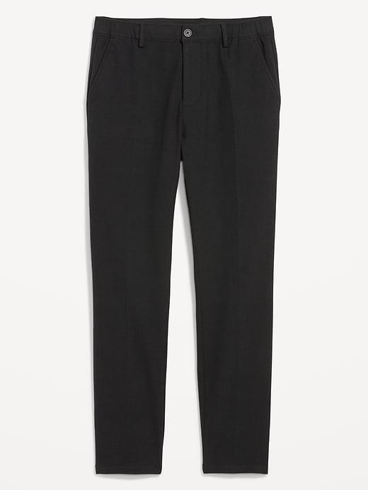 Straight Herringbone Trouser Pants Product Image