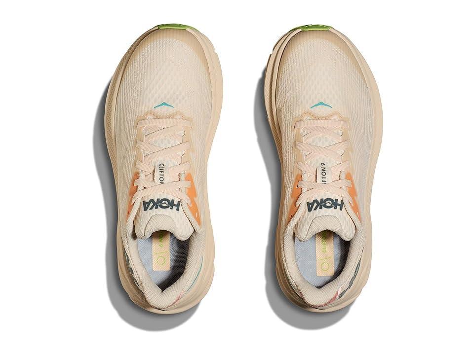 Hoka Women's Clifton 9 (Vanilla/Astral) Women's Shoes Product Image