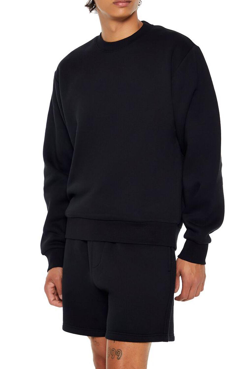 Cotton-Blend Crew Pullover | Forever 21 Product Image