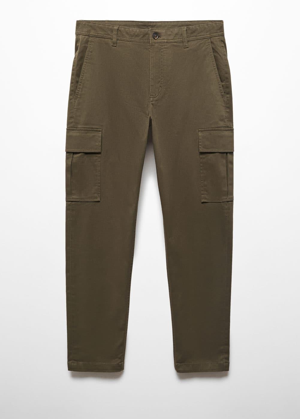 MANGO MAN - Slim-fit cotton cargo pants khakiMen Product Image