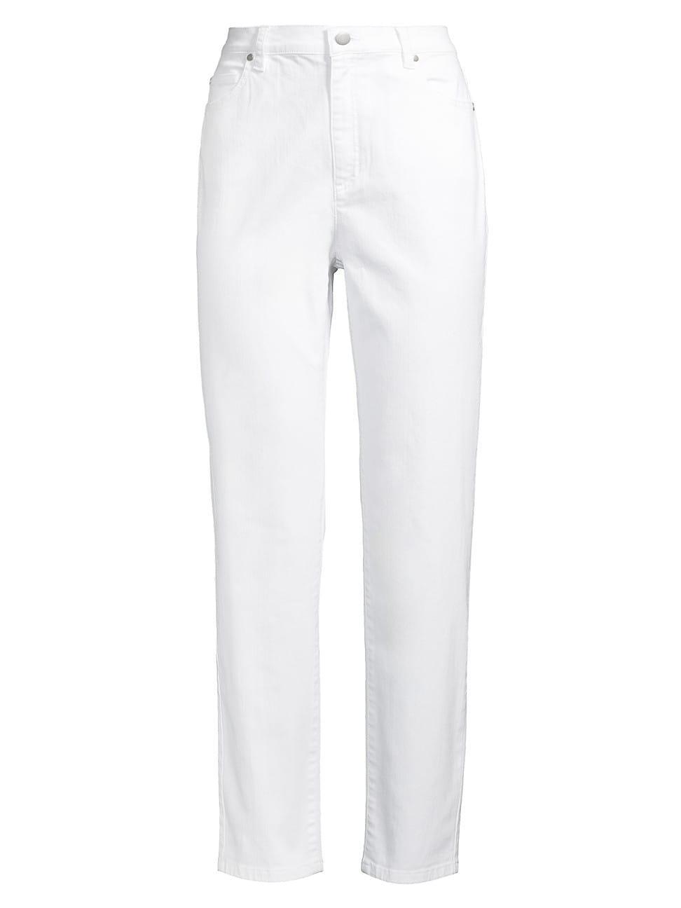 Womens High-Rise Straight-Leg Jeans product image