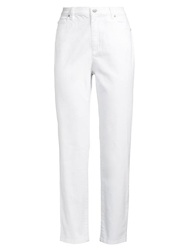 Womens High-Rise Straight-Leg Jeans Product Image