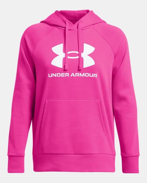 Women's UA Rival Fleece Big Logo Hoodie Product Image