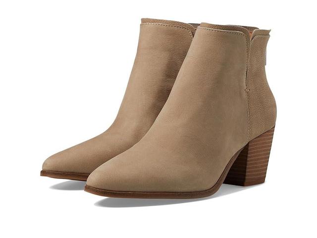 Lucky Brand Beylon Nubuck Suede Back Zip Ankle Booties Product Image