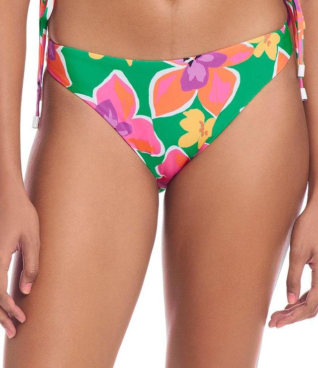 Sanctuary Super Bloom Floral Print Cinch Back Hipster Swim Bottom Product Image