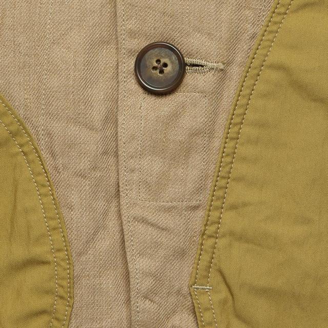 Linen Gabardine Ringoman Coverall - Beige Product Image