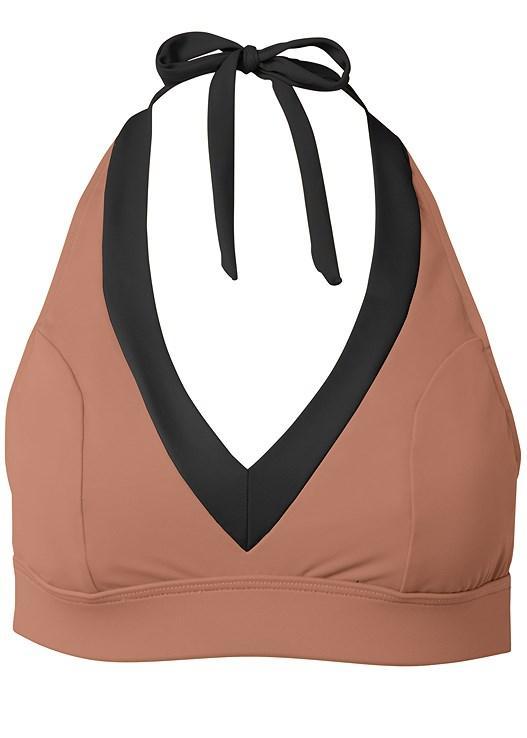 V-Neck Halter Bikini Top Product Image