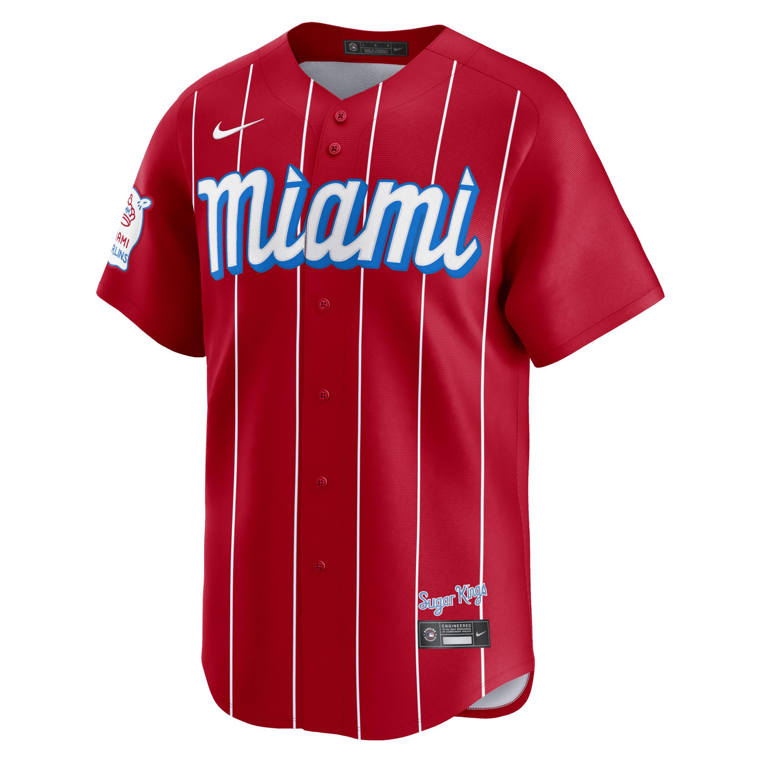 Miami Marlins City Connect Nike Men's Dri-FIT ADV MLB Limited Jersey Product Image