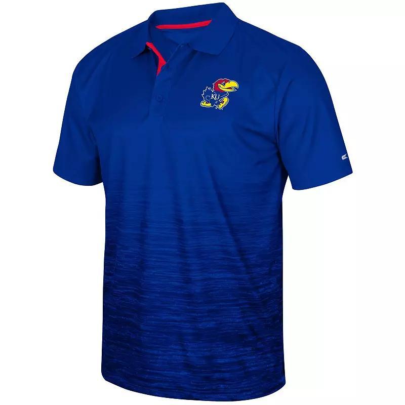 Mens Colosseum Royal Kansas Jayhawks Marshall Polo Product Image