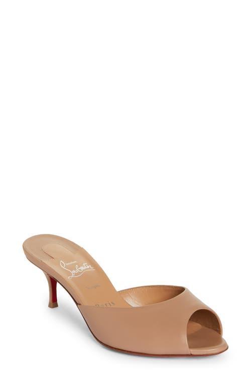 Christian Louboutin Me Dolly Kitten Heel Peep Toe Slide Sandal Product Image