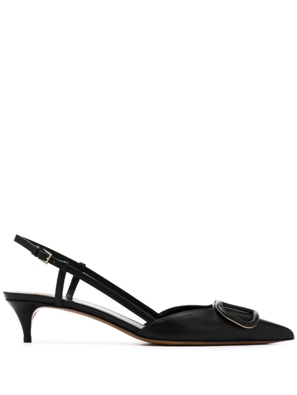 Vlogo 40mm Slingback Pumps In Black Product Image