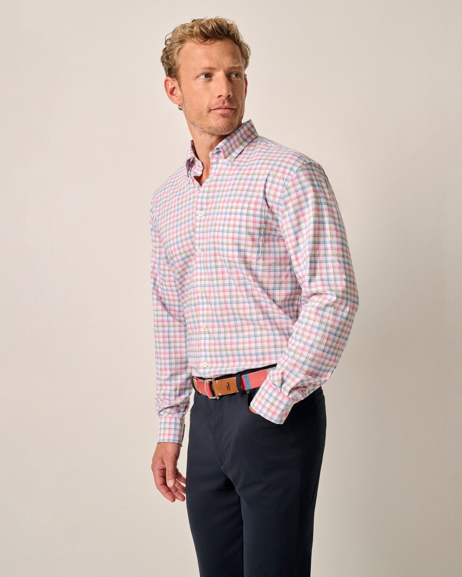 johnnie-O Performance Button Up Shirt - Hauser Product Image