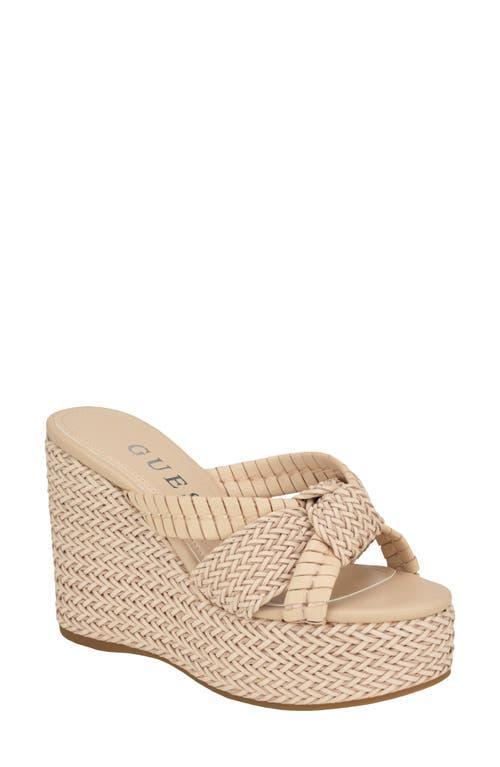 GUESS Eveh Platform Wedge Sandal Product Image