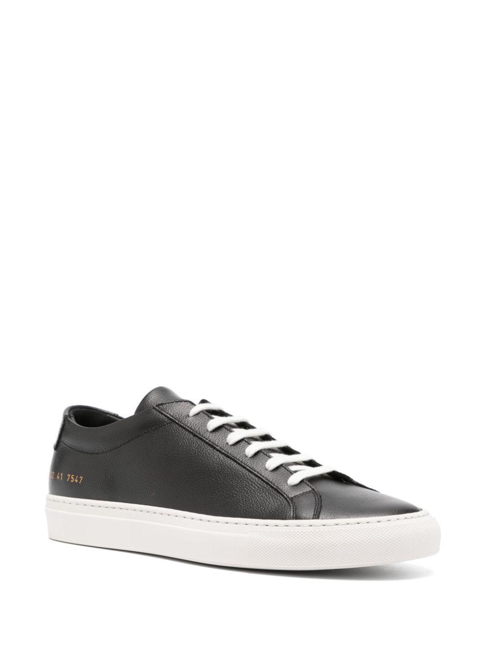 COMMON PROJECTS Achilles Contrast Bumpy Sneakers In Blue Product Image