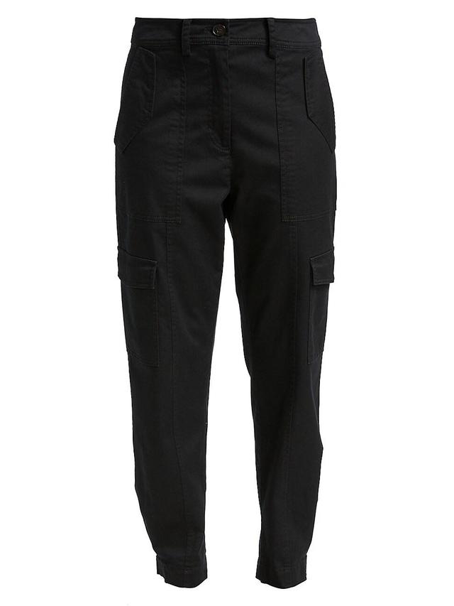 Womens Elian Mid-Rise Stretch Cargo Pants Product Image